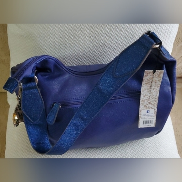 Kathy Van Zeeland Shoulder Bag/Nordic Purple - Picture 5 of 17